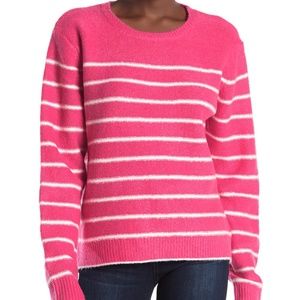 John & Jenn Stripe Crew Neck Long Sleeve Sweater